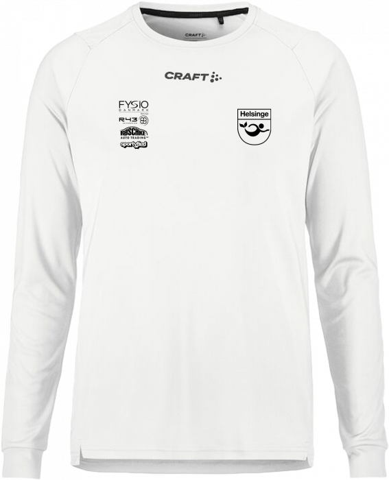 Craft - Helsinge Svømmeklub Longsleeve Tee Kids - Bianco