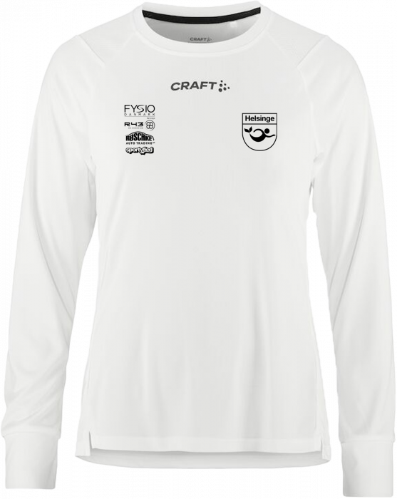Craft - Helsinge Svømmeklub Longsleeve Tee Women - Bianco