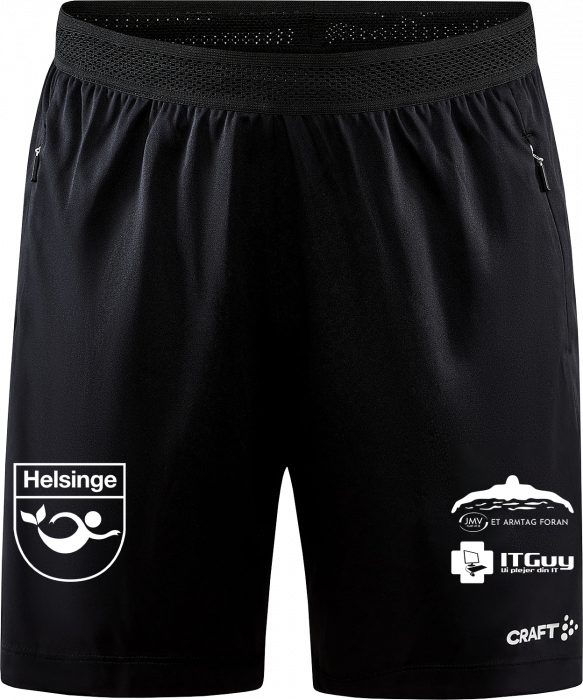 Craft - Helsinge Svømmeklub Shorts W. Pockets Women - Noir