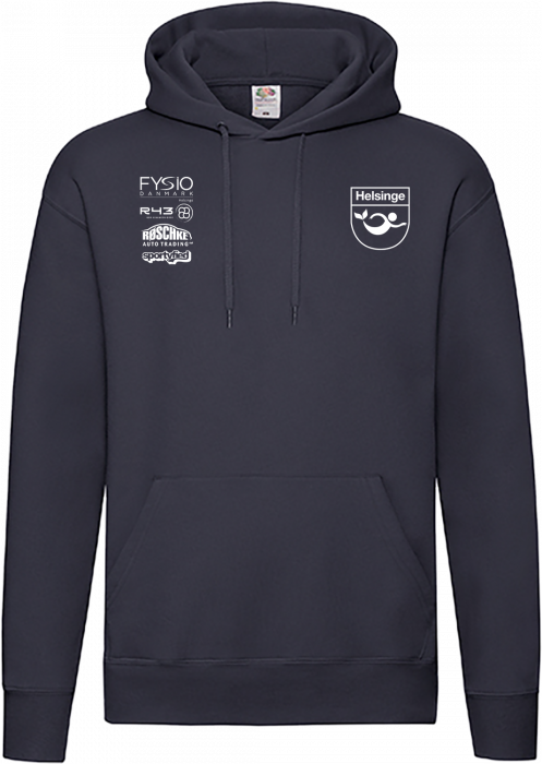 Fruit of the loom - Helsinge Svømmeklub Hoodie Adults - Deep Navy