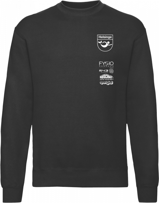 Fruit of the loom - Helsinge Svømmeklub Sweatshirt Adults - Czarny
